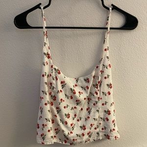 Abercrombie & Fitch cherry tank